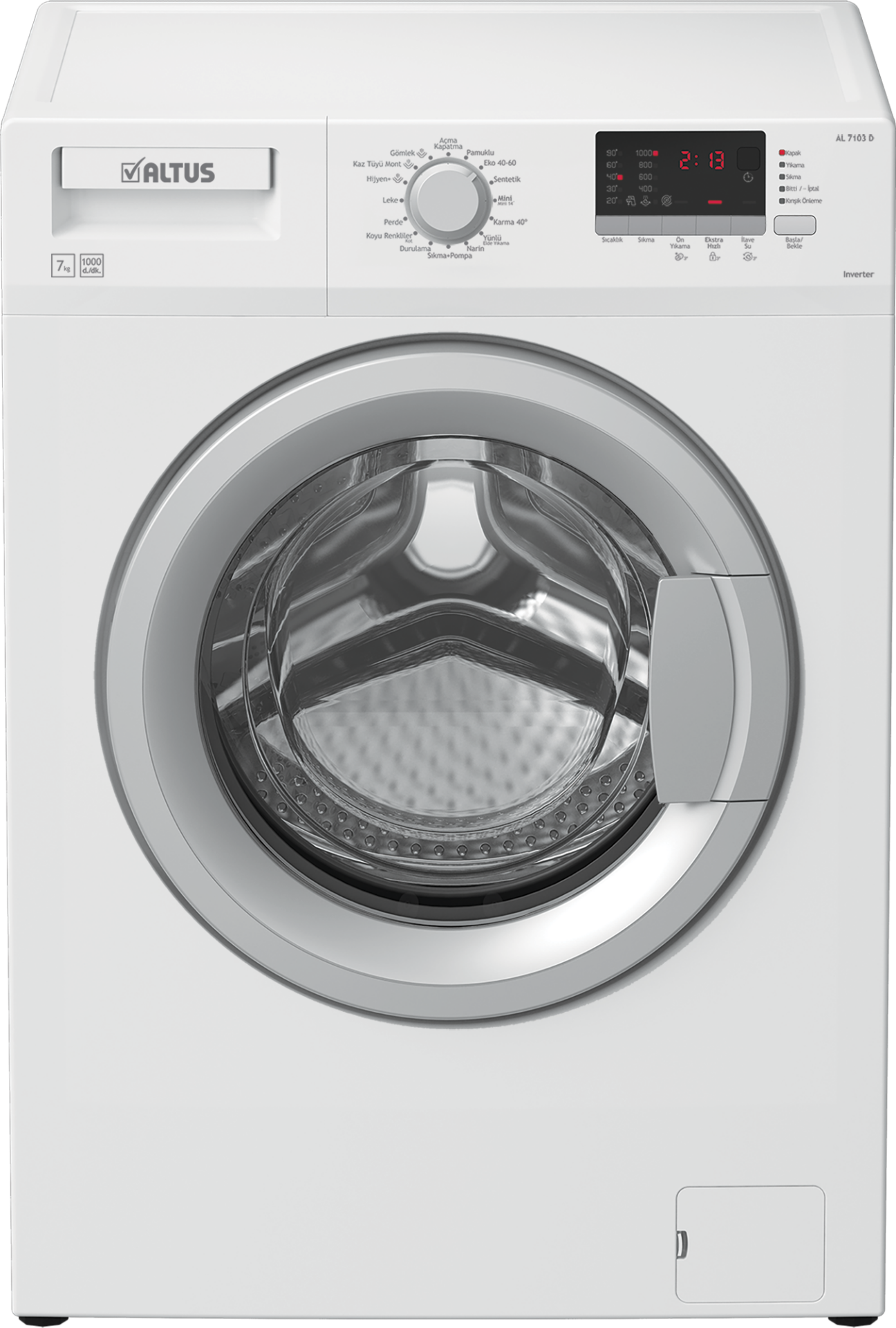 Altus AL 7103 D 7 KG 1000 Devir Çamaşır Makinesi