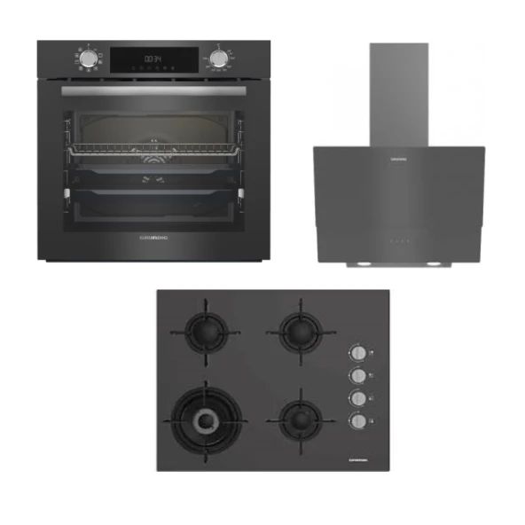 Grundig Gri Cam Ankastre Set
