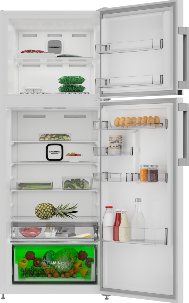 Grundig GPRNE 477 No-Frost Çift Kapılı 475 lt Aerofresh Buzdolabı